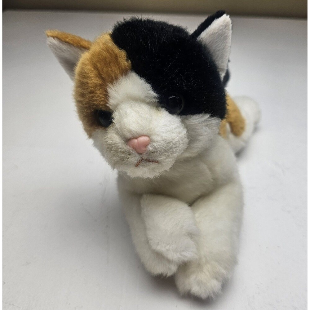 Aurora Miyoni Calico Cat Plush Stuffed Animal, Small 6-14 in